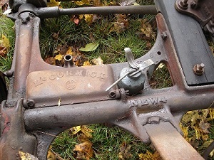 IH Mower close up